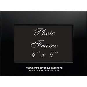University of Southern Mississippi   4x6 Brushed Metal Picture Frame 