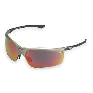 AO Safety Glasses Occ403 Safety Glasses With Silver/Gold Frame And Red 