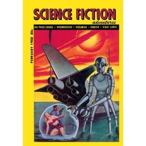   Science Fiction Adventures, February 1953 20x30 poster