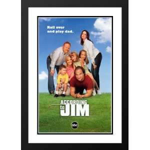 According to Jim 20x26 Framed and Double Matted TV Poster 