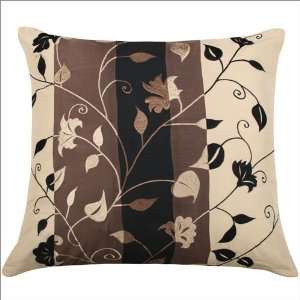  Pillow Rizzy Home T 2817 Cream and Brown Decorative Pillow 