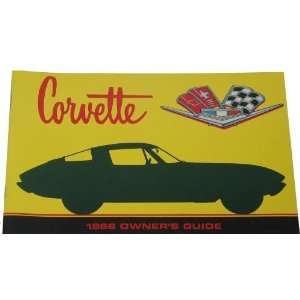  1966 Corvette Owners Manual Automotive