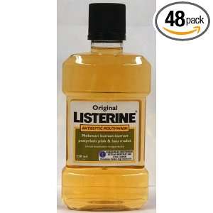 Listerine Antiseptic Mouthwash, Original, 8.45 Oz / 250 Ml (Case of 48 