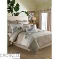 Croscill Home Laviano Aqua California King size 4 piece Comforter Set 