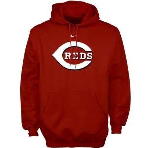  Nike Cincinnati Reds Red Pre Game Hoody Sweatshirt Sports 