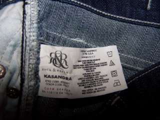 250 New ROCK & REPUBLIC Solo Blue KASANDRA Studs Jeans  