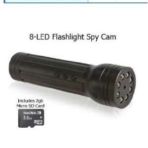  8 LED Infrared Night Vision Flashlight Camera with DVR 