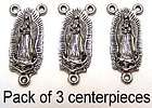 ROSARY Centers   OUR LADY OF GUADALUPE Silverplate