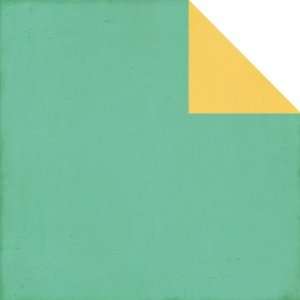 This & That Charming Double Sided Solid Cardstock 12X12 Teal/Yellow