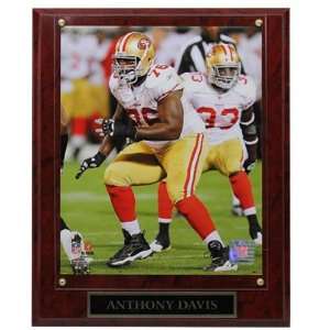 San Francisco 49ers #76 Anthony Davis 10.5 x 13 Player Plaque 