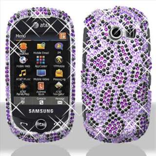 Purple Bling Hard Case Cover for Samsung Flight II A927  