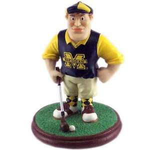 Michigan Wolverines Golfer Figurine 