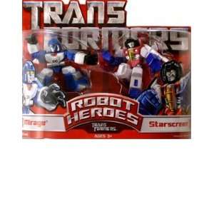  Robot Heroes Wave 01 Mirage Vs. Starscream Toys & Games