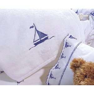 sailboat baby blanket 