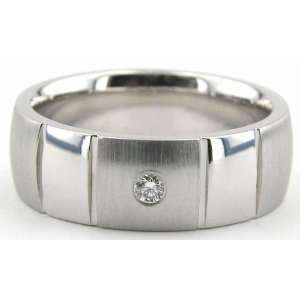 Diamond Wedding Rings 6.00mm Wide 0.04 Ctw Jewelry
