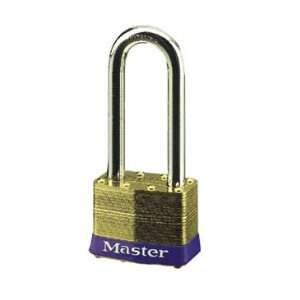 Master Lock 6LJ No. 6 Laminated Brass Pin Tumbler Padlock 