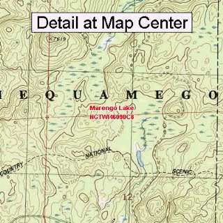   Map   Marengo Lake, Wisconsin (Folded/Waterproof)
