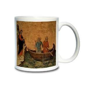  Jesus with Apostles Peter and Andrew Coffee Mug 