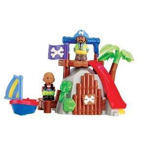    Multicultural Pirate Island Hide Away Bath Toy Toys & Games