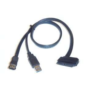    SATA 2.5 INCH 22 Pin USB Powered with eSATA DATA Cable Electronics