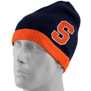  Nike Syracuse Orange Navy Blue Bball Knit Beanie Sports 