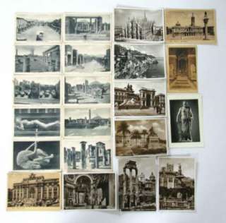  OLD ITALIAN LOT OF 62 POSTCARDS PC ITALY PHOTOS VIEWS SEE »  