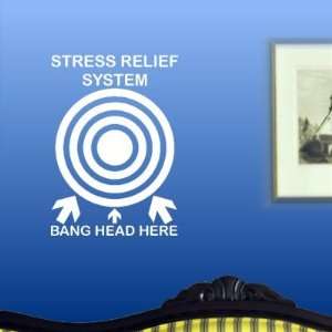  StikEez White Stress Relief System Band Head Here Funny 