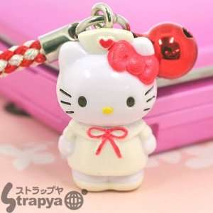  Sanrio Hello Kitty Nurse Cell Phone Strap Series   White 