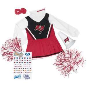  Tampa Bay Buccaneers Girls Toddler Cheerleader Gift Set 