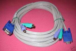 127016 001 COMPAQ AVOCENT CYBEX DELL 12FT KVM CABLE  