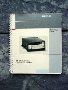 HP 53131A/132A Universal Counter Operating Guide  
