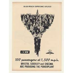   100 Passenger Supersonic Airlner Print Ad (46647)