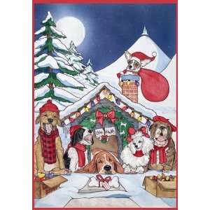  Pipsqueak Productions C413 Mix Dog With Cat Holiday Boxed 