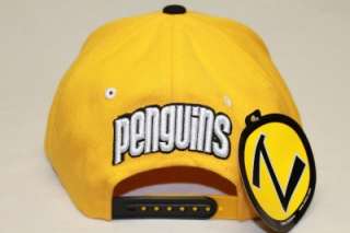 PITTSBURGH PENGUINS NHL SNAPBACK HAT CAP REFRESH YELLOW/BLACK  