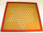   chinese checker board by j pressman co new york ny wood frame with