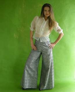awesome vintage 70s pallazo pants extra wide bell bottomed legs glen 