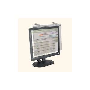   Protect Acrylic Monitor Filter w/Privacy Screen, 19 20 Monitor, Silver