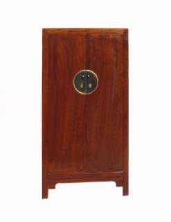 Nice Tall Natural Solid Wood Simple Line Cabinet w460  