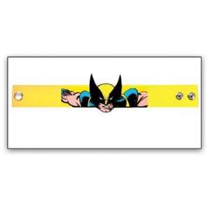 Wristband   X Man   Wolverine   Rubber Die Cut Yellow  