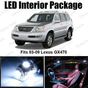  Lexus GX470 WHITE Interior LED Package (15 Pieces 