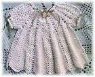 028 LEMON DROP BABY DRESS CROCHET PATTERN by REBECCA  