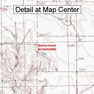 USGS Topographic Quadrangle Map   Nielson Ranch, South Dakota (Folded 