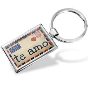 Keychain I Love You Spanish Love Letter from Spain   Hand Made, Key 