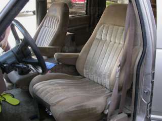 CHEVY SUBURBAN 1992 1999 LEATHER LIKE CUSTOM SEAT COVER  