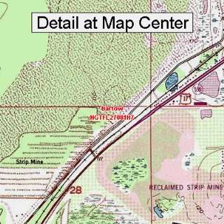  USGS Topographic Quadrangle Map   Bartow, Florida (Folded 