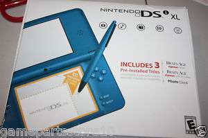 Genuine Nintendo DSI XL Manual, Box & Big Stylus Blue  