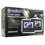 Axion AXN 6979 Portable DVD Player w/7 Dual Widescreen LCD Screens 
