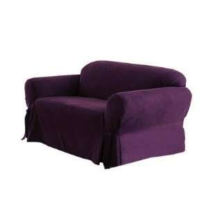   Solid Purple Armchair / Arm Chair Cover Slipcover