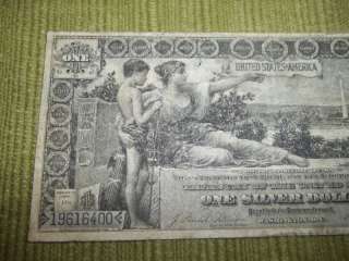 1896 ONE SILVER DOLLAR BILL EDUCATIONAL NOTE $$$$  