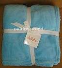 blue fleece throw  